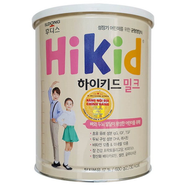 Sữa Hikid của Hàn Quốc