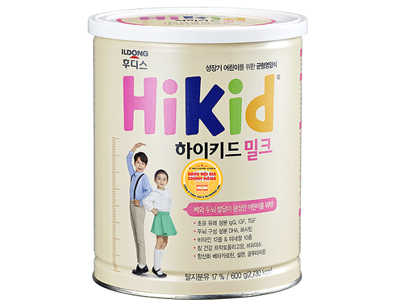 Sữa Hikid của Hàn Quốc có mấy loại